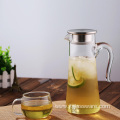 Glass Water Carafe Pitcher Iced Beverage Cold Water Jug